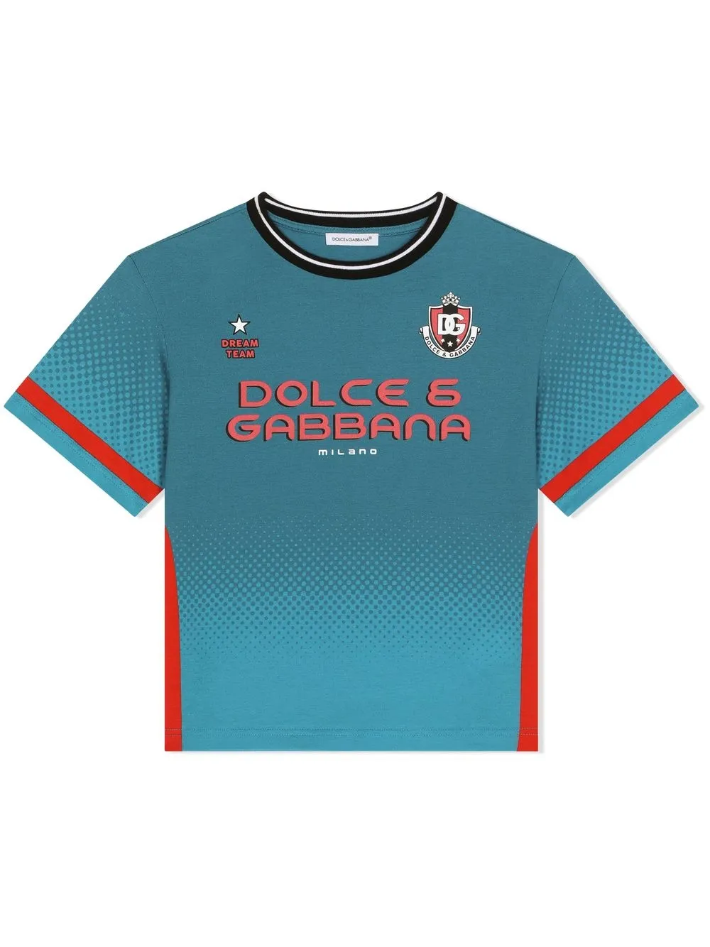 

Dolce & Gabbana Kids logo-print T-shirt - Blue