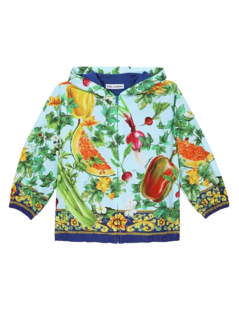 Dolce & Gabbana Kids - Farmer-print cotton jacket