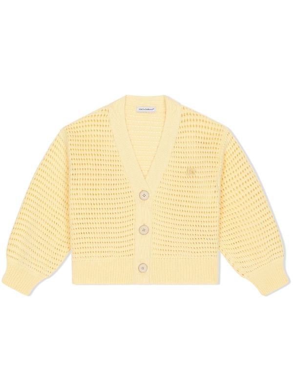 cotton knit cardigan