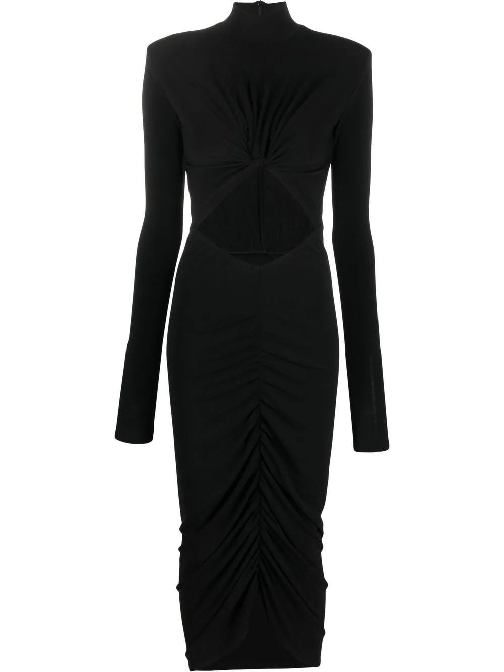 

Château Lafleur-Gazin cut-out ruched maxi dress - Black
