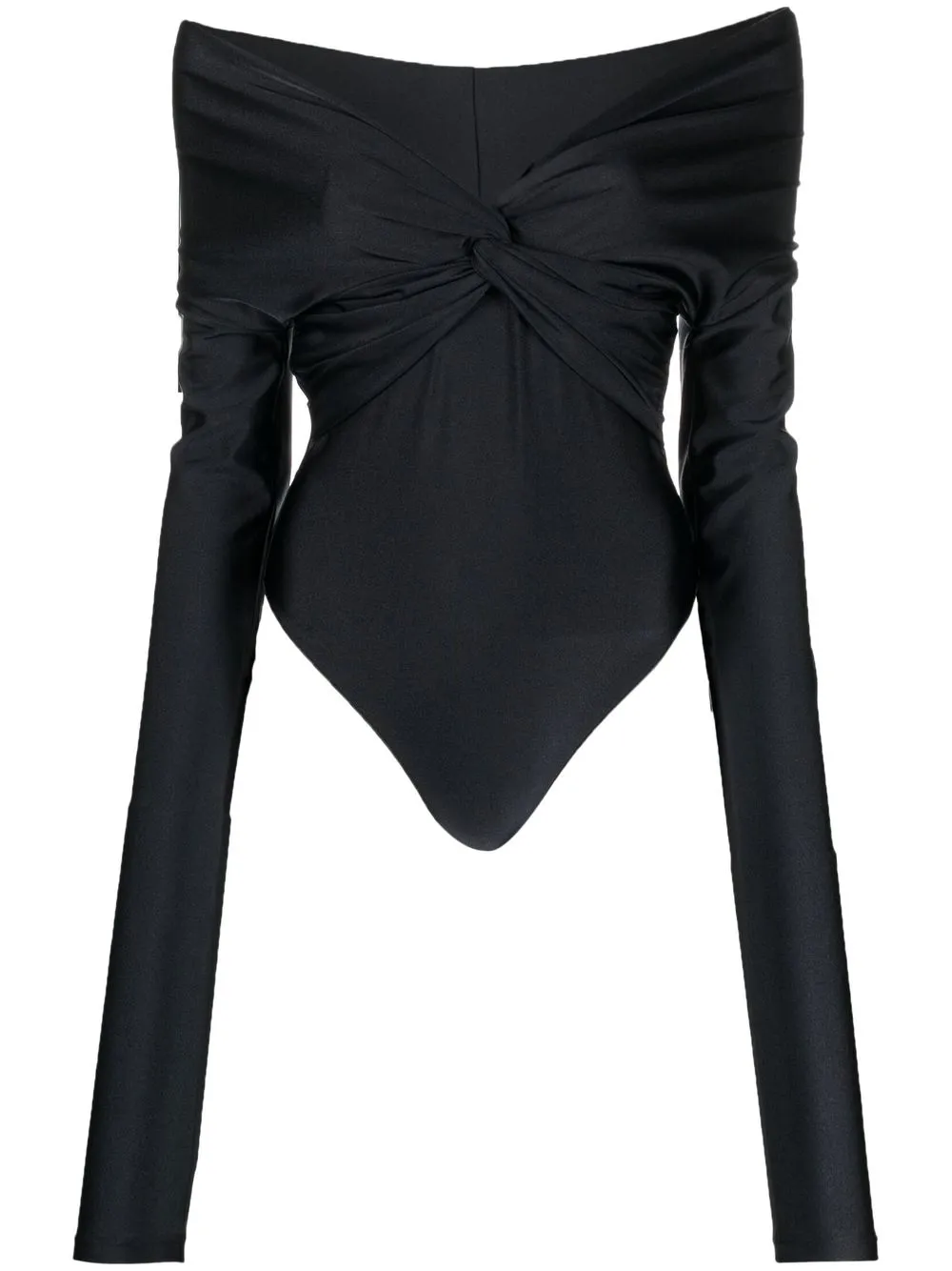 

Château Lafleur-Gazin off-shoulder ruched top - Black