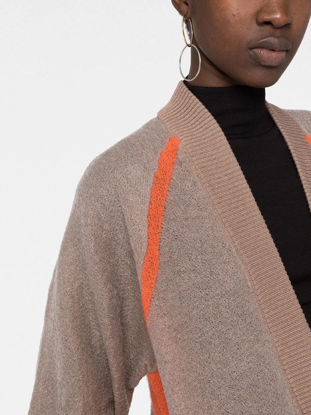  Y 3 Cardigan Mit Logo   Nude 