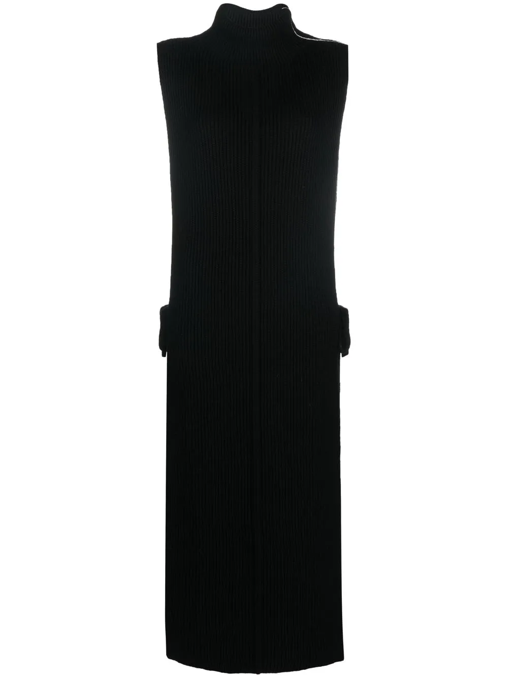 

Peter Do long side-slit high-neck jumper - Black