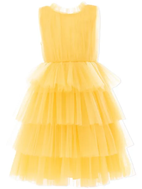 Tulleen vestido de tul a capas