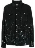 Haculla Glitched terry-cloth shirt - Black