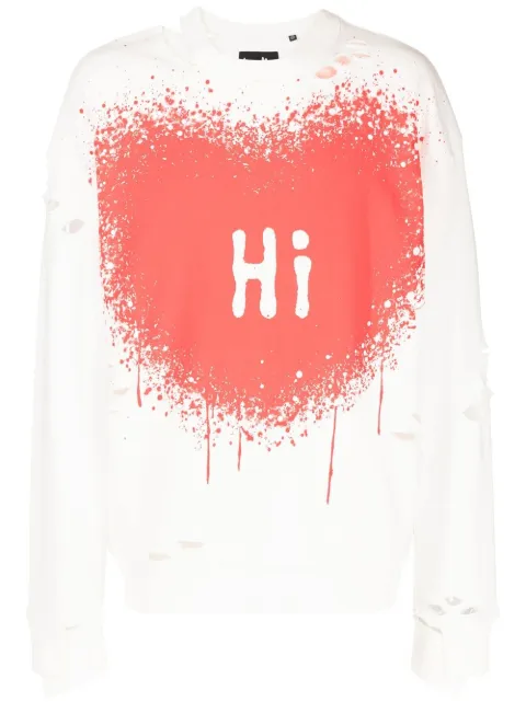 Haculla sudadera Hi Bye con medio cierre