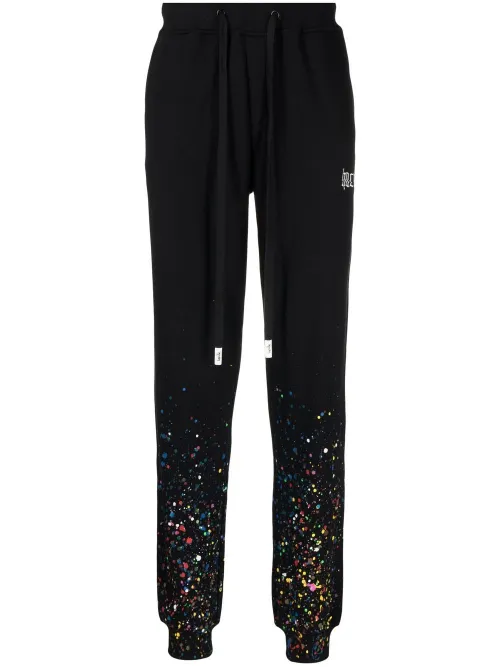 Pantalon de jogging à effet taches de peinture - Haculla - Modalova