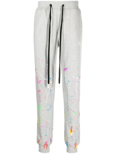 Haculla paint-splatter drawstring track pants