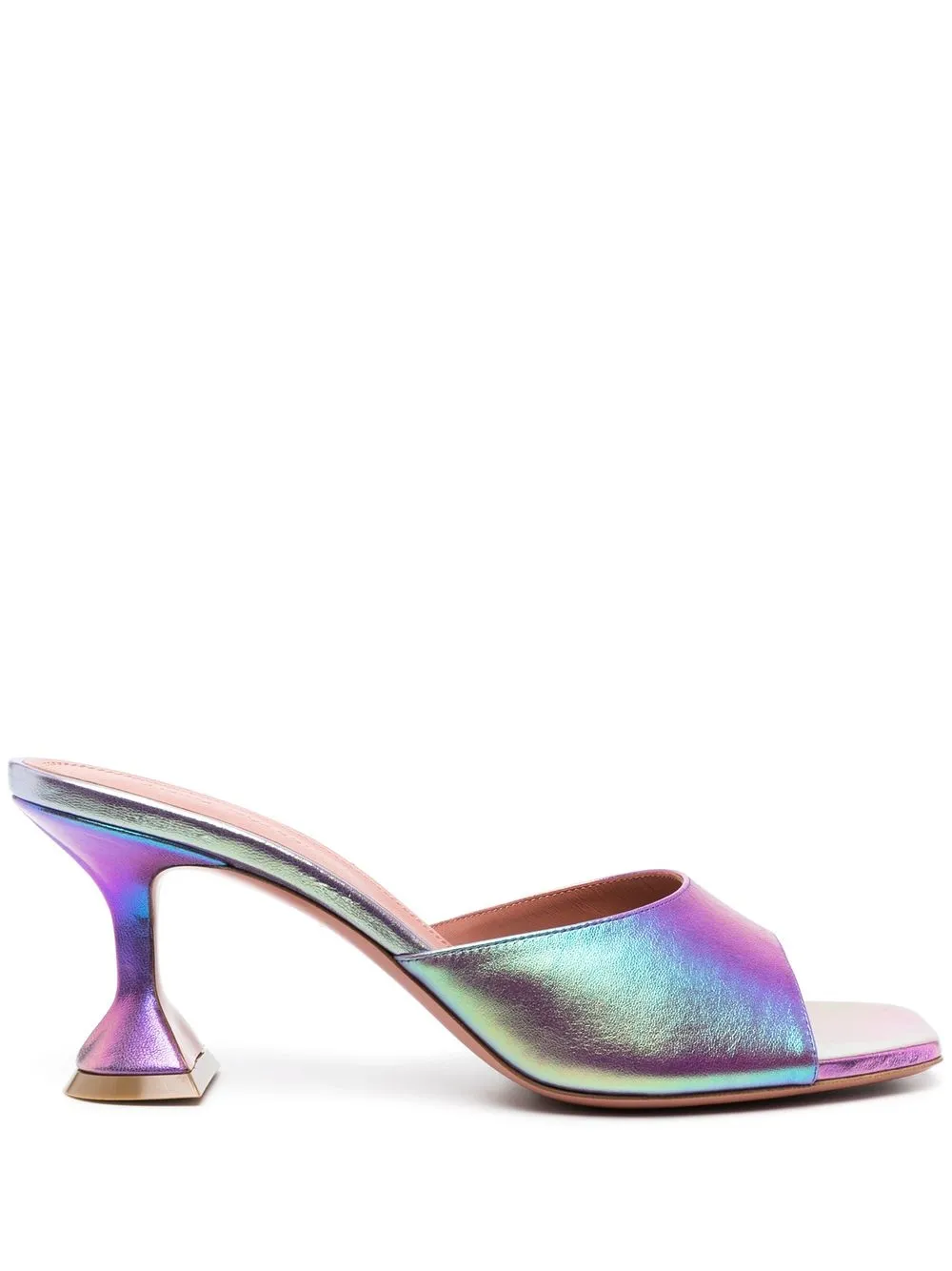 

Amina Muaddi Lupita 70mm leather mules - Purple