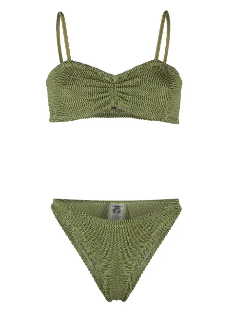 Hunza G Aura Bikini aus Seersucker-Textur