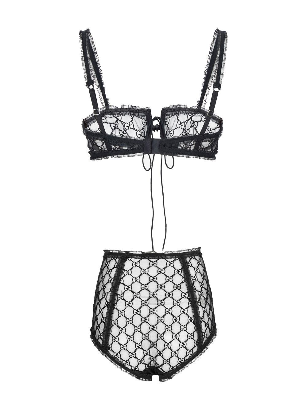 Gucci Set van lingerie met print - Zwart