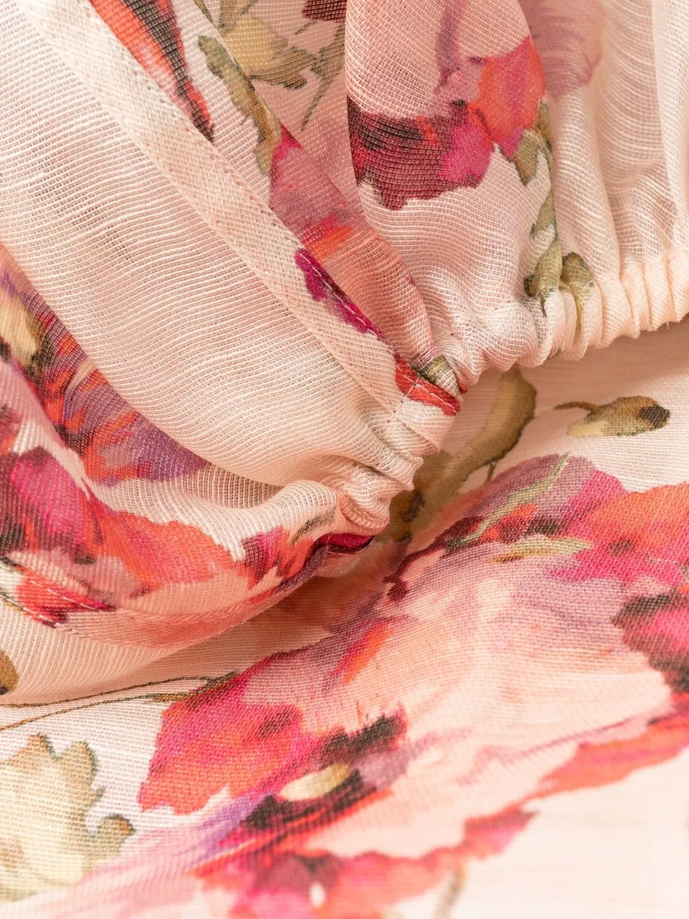 ZIMMERMANN Vestido Corto De Manga Farol Farfetch