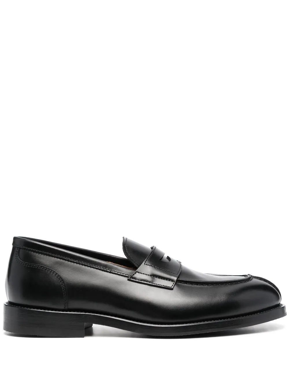 

Henderson Baracco almond-toe penny loafers - Black