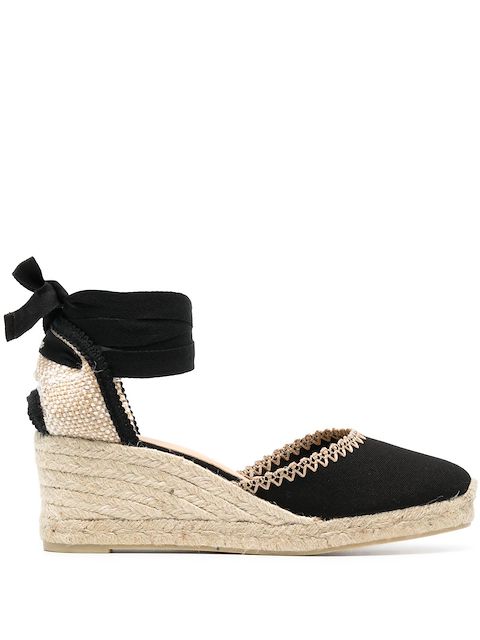 Castañer lace-up wedge espadrilles