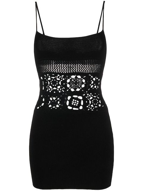 Danielle Guizio cut out-detail sleeveless mini dress