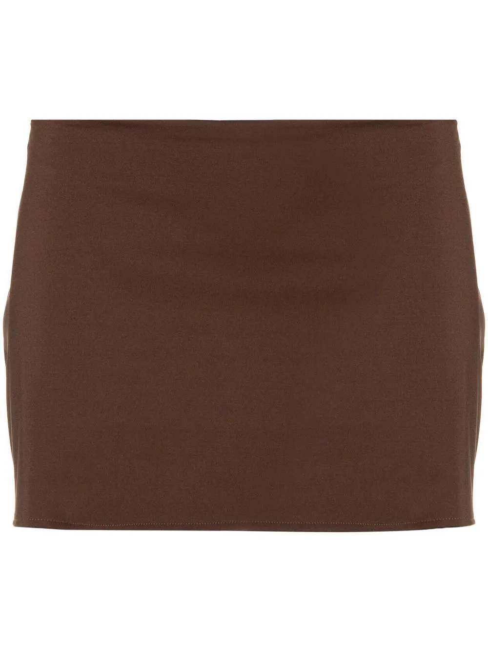 

Danielle Guizio Micro Mini fitted skirt - Brown