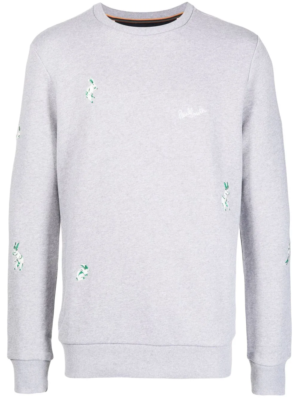 

Paul Smith logo-embroidered sweatshirt - Grey
