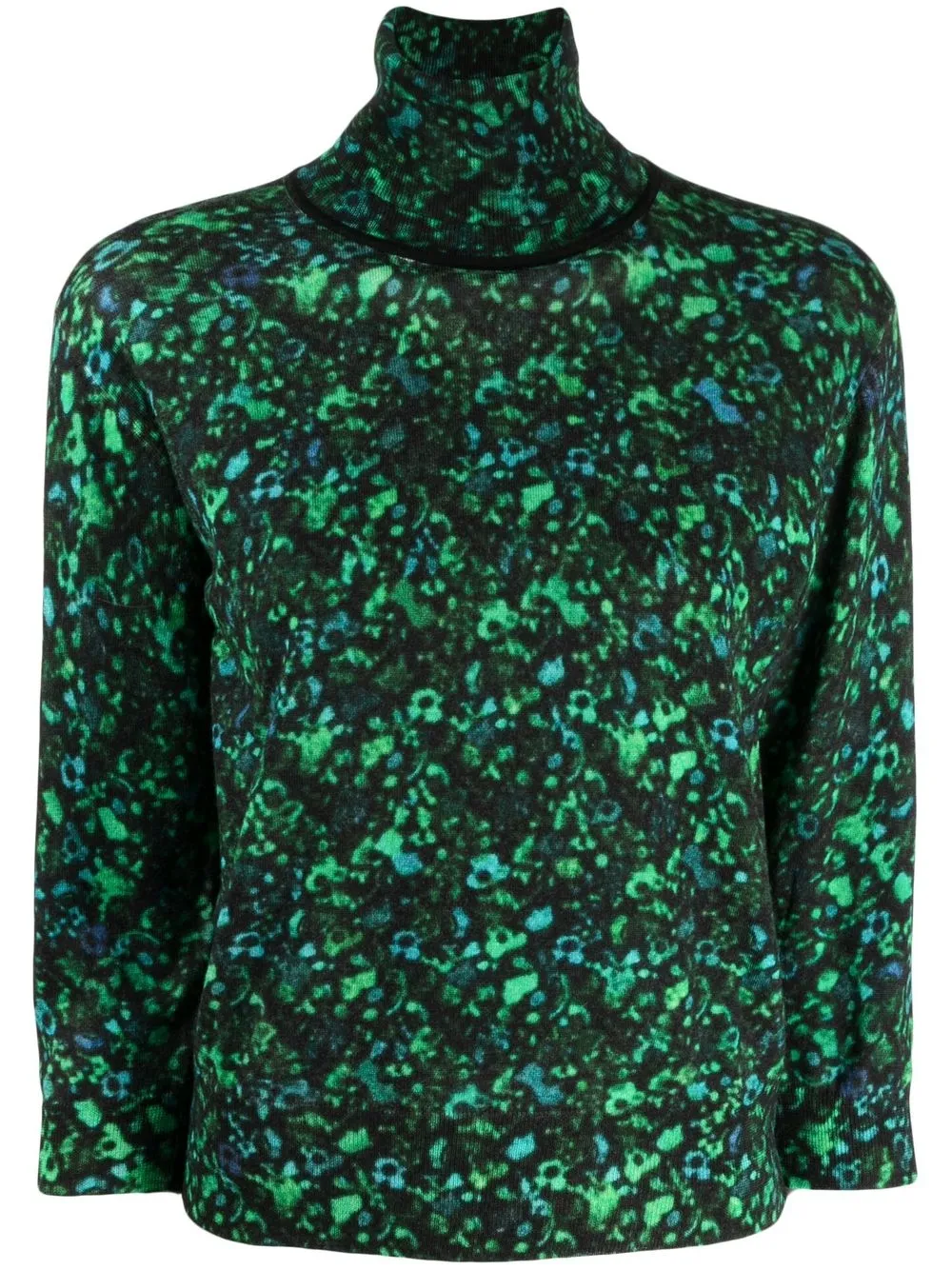 Paul Smith suéter con estampado abstracto - 33 EMERALD GREEN