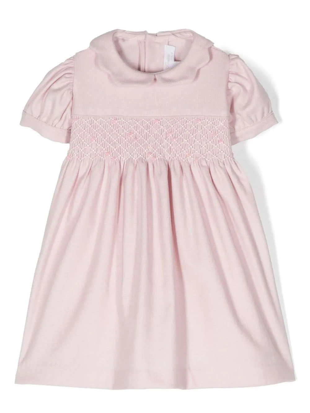 

Mariella Ferrari smocked-detail short-sleeve dress - Pink