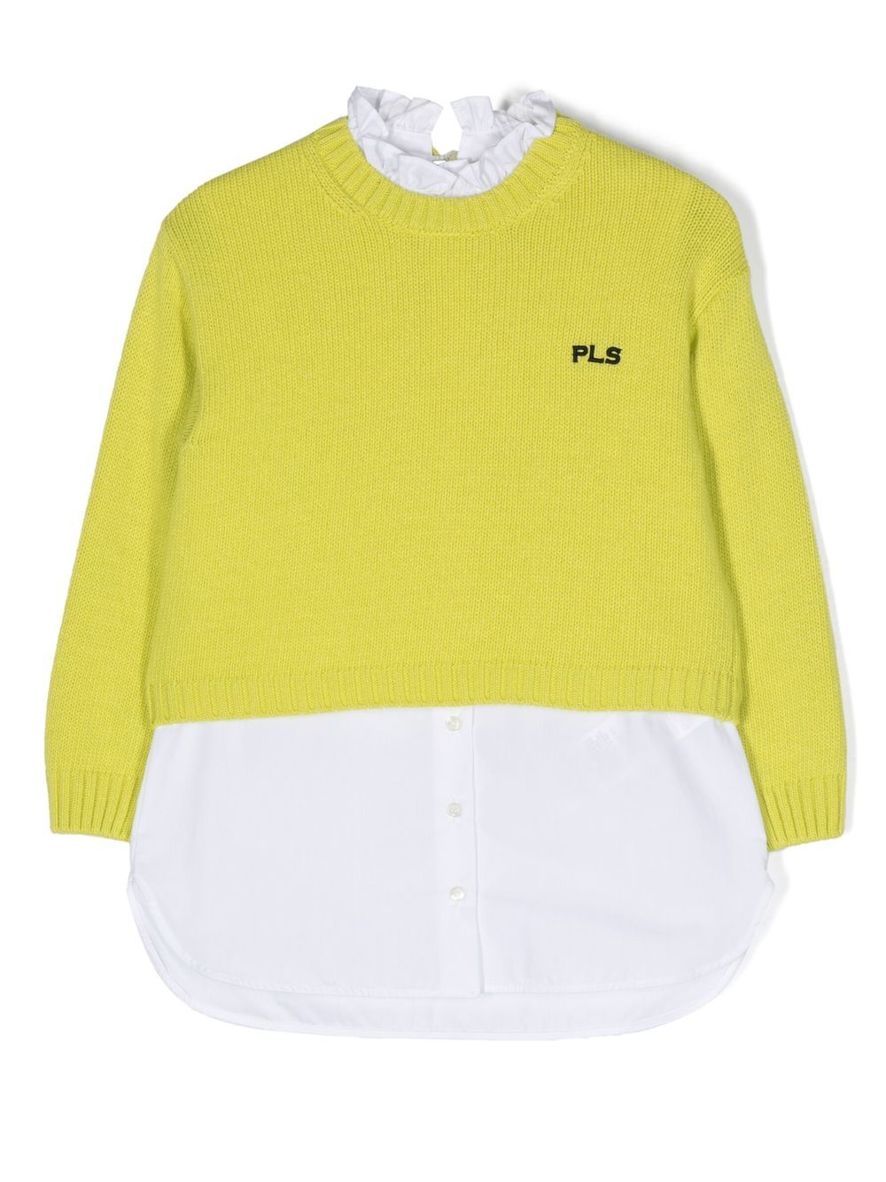 

Philosophy Di Lorenzo Serafini Kids embroidered-logo shirt jumper - White