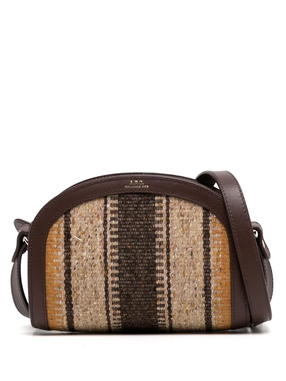 

A.P.C. Demi-Lune mini bag - Brown