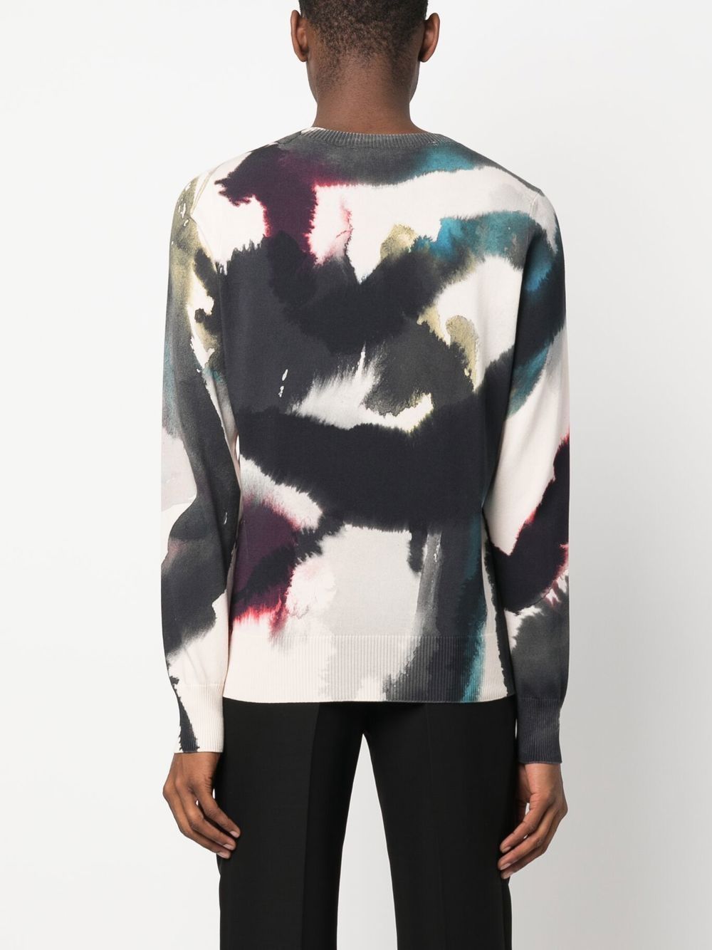 Alexander McQueen abstract-print sweatshirt Men