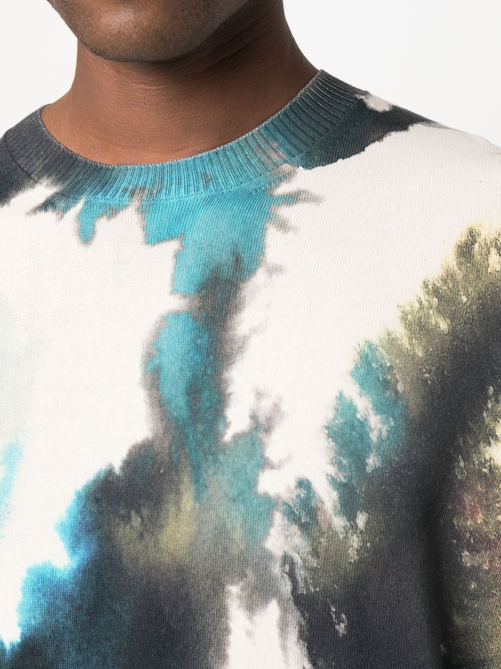 Alexander McQueen abstract-print sweatshirt Men