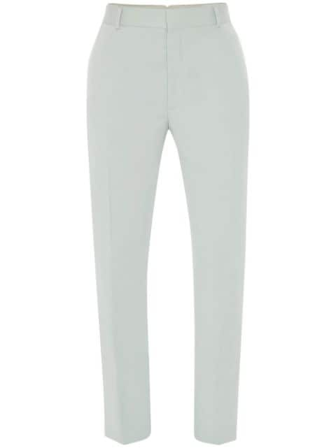 wool tapered-trousers