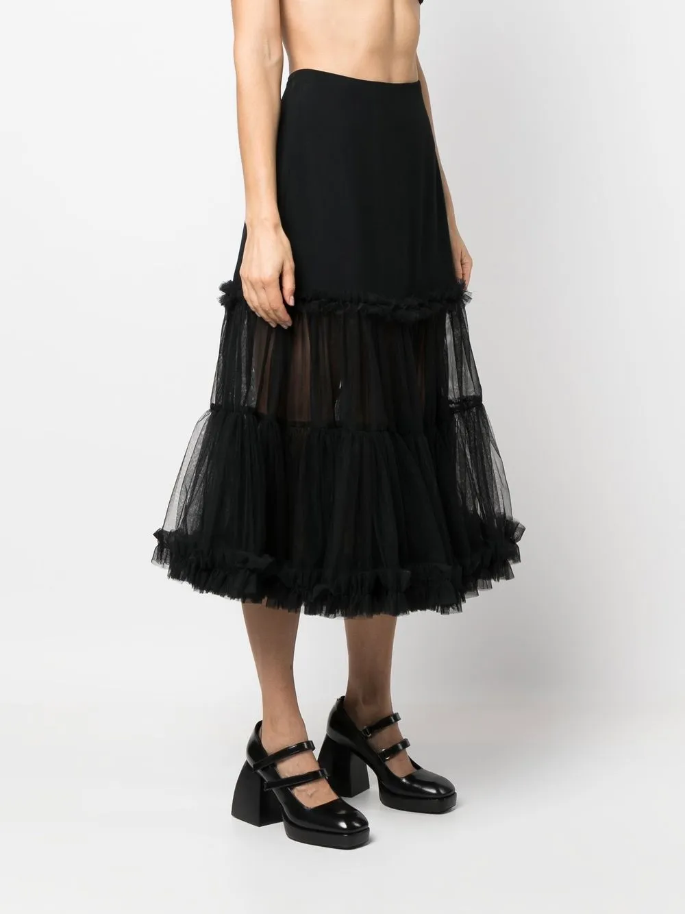  Viktor & Rolf Burst Into Blossom Tüllrock   Schwarz 