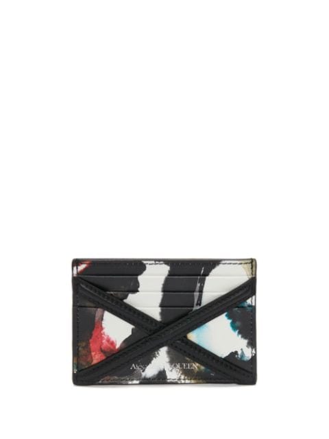 Alexander McQueen cartera con estampado gráfico