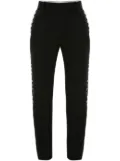 Alexander McQueen eyelet-detail slim-cut trousers - Black