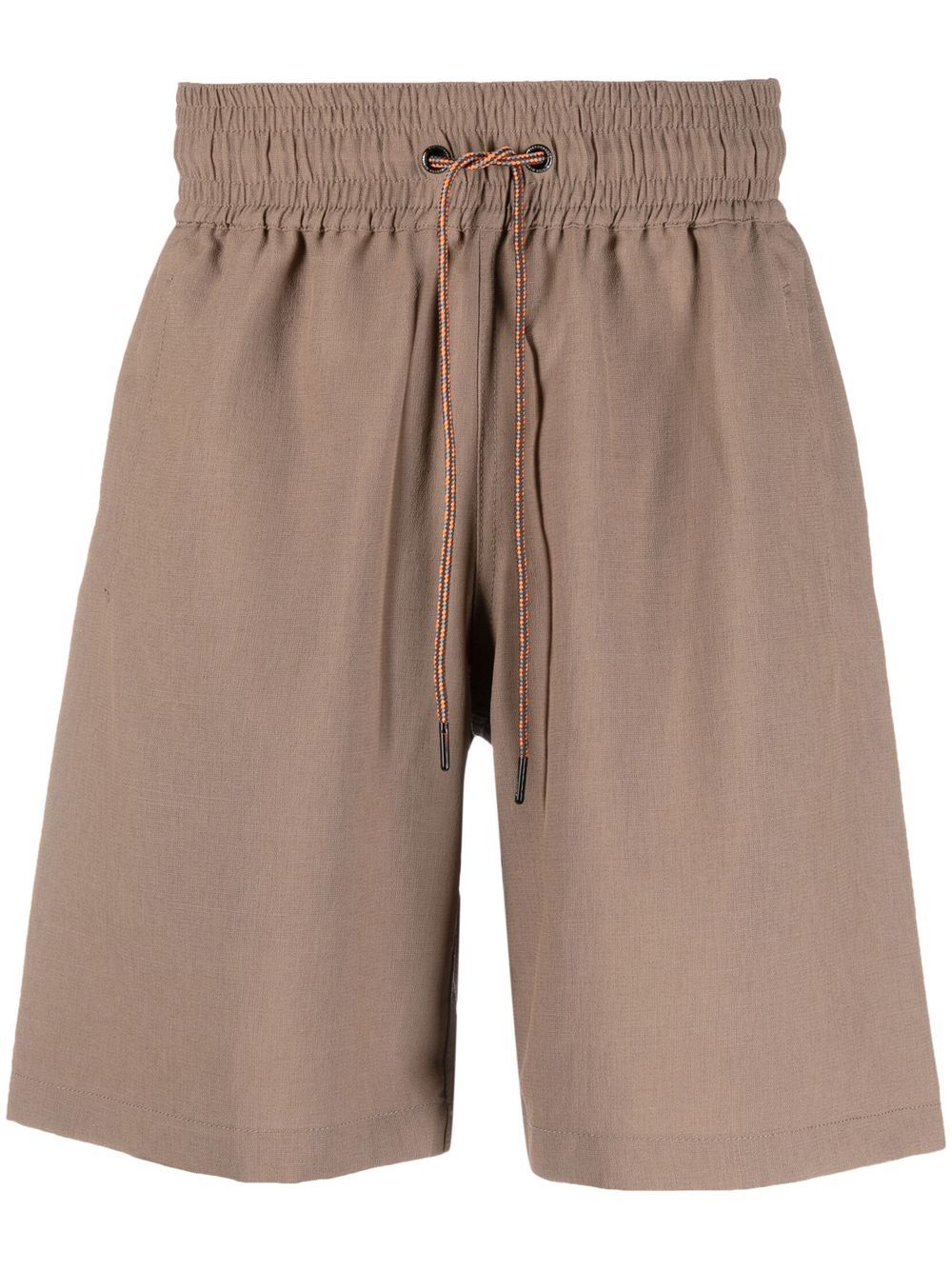 Viktor & Rolf Drawstring-waist Detail Shorts In Braun