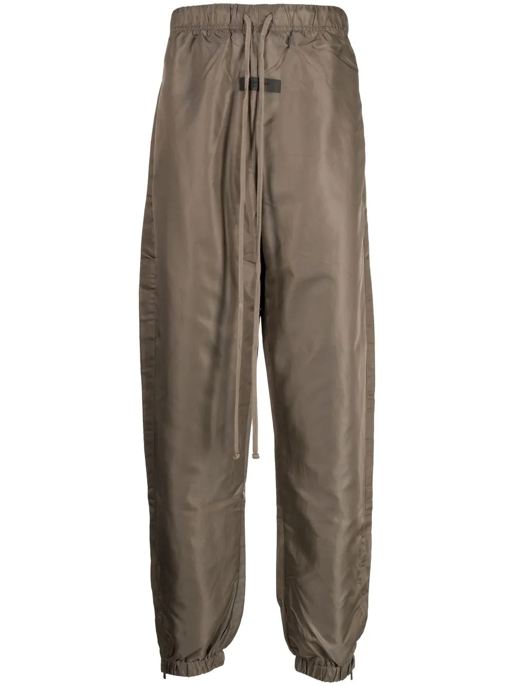 

FEAR OF GOD ESSENTIALS logo-patch drawstring trousers - Brown