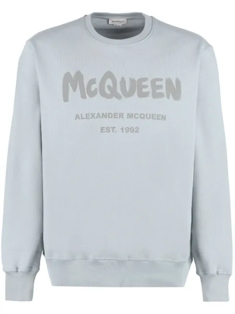 Alexander McQueen Graffiti logo-print sweatshirt