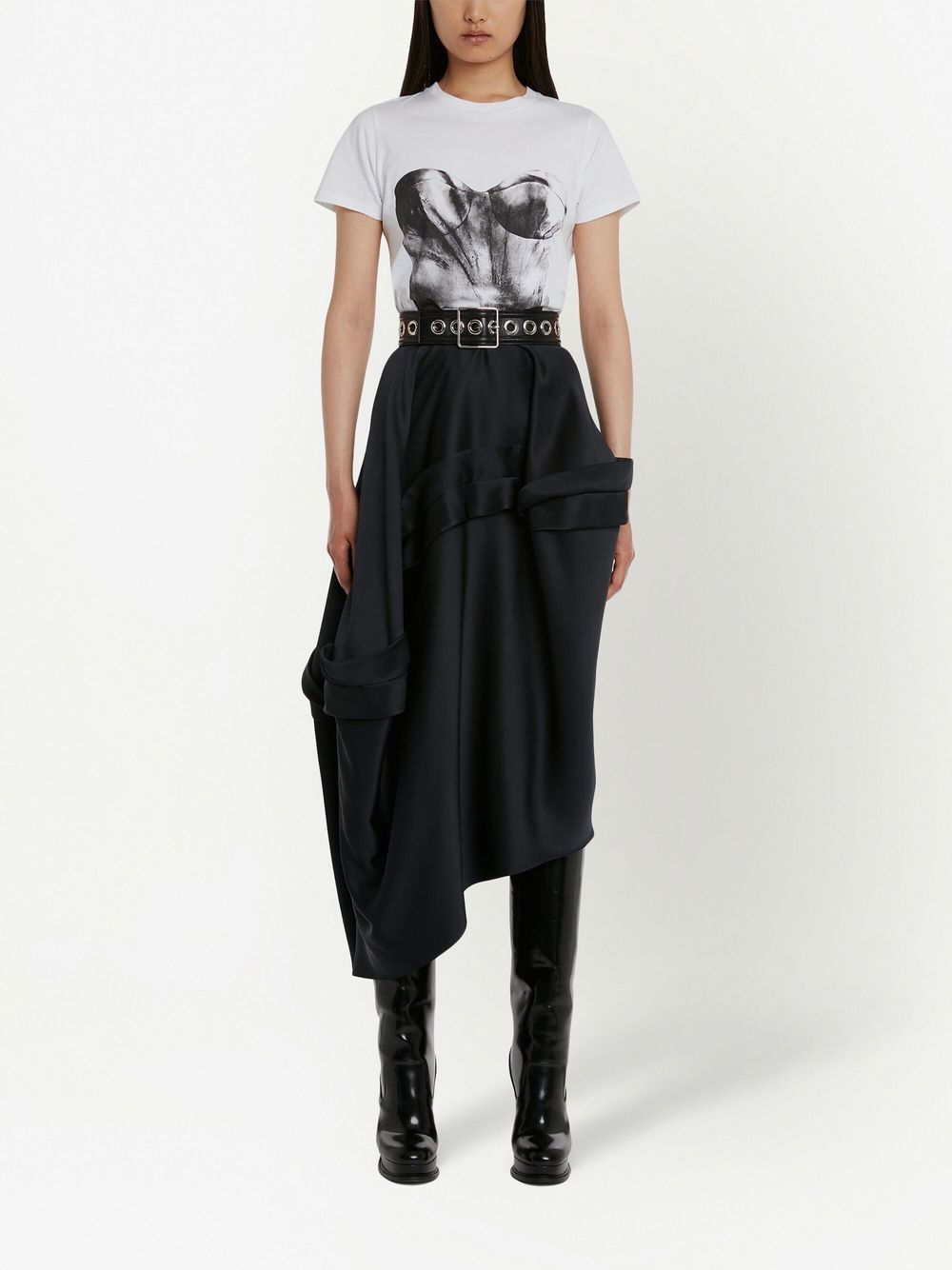Alexander McQueen T-shirt met print - Wit