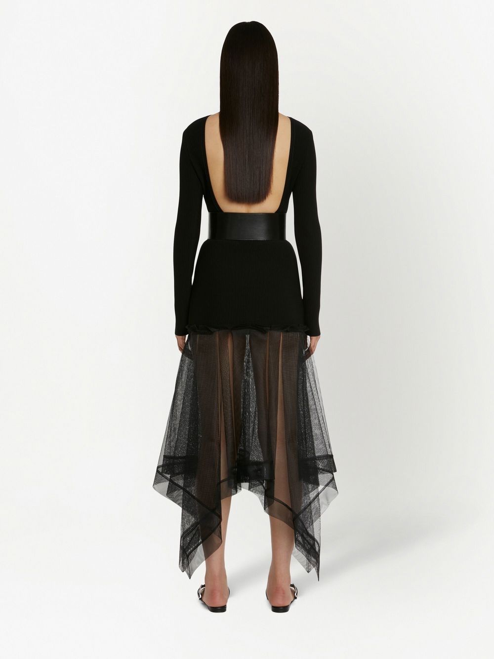 Alexander McQueen backless knitted dress Women