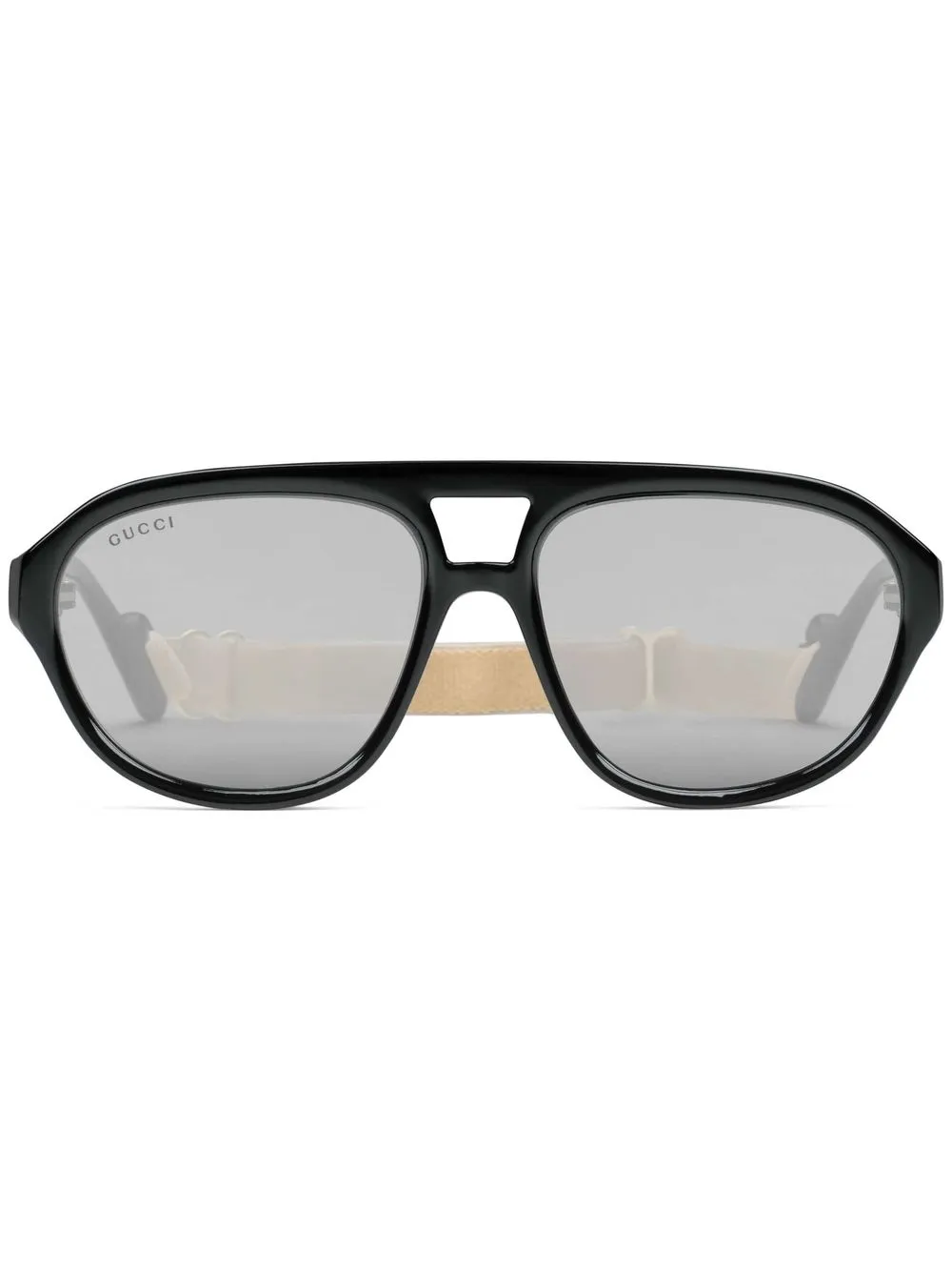 

Gucci Eyewear pilot-frame tinted sunglasses - Black