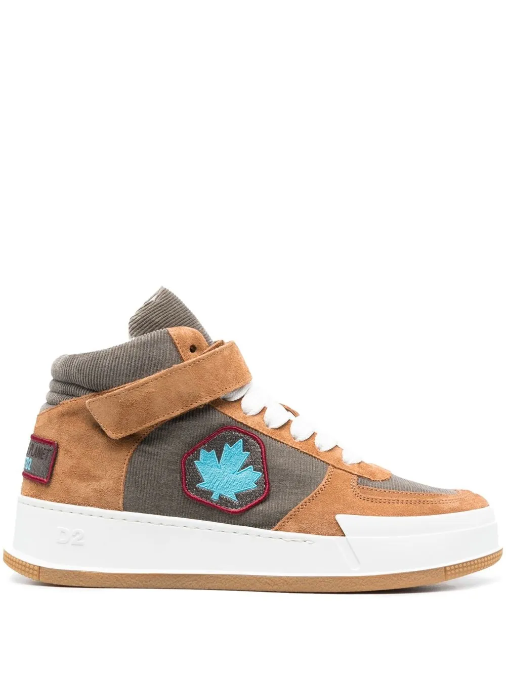 

Dsquared2 logo-patch high-top sneakers - Neutrals