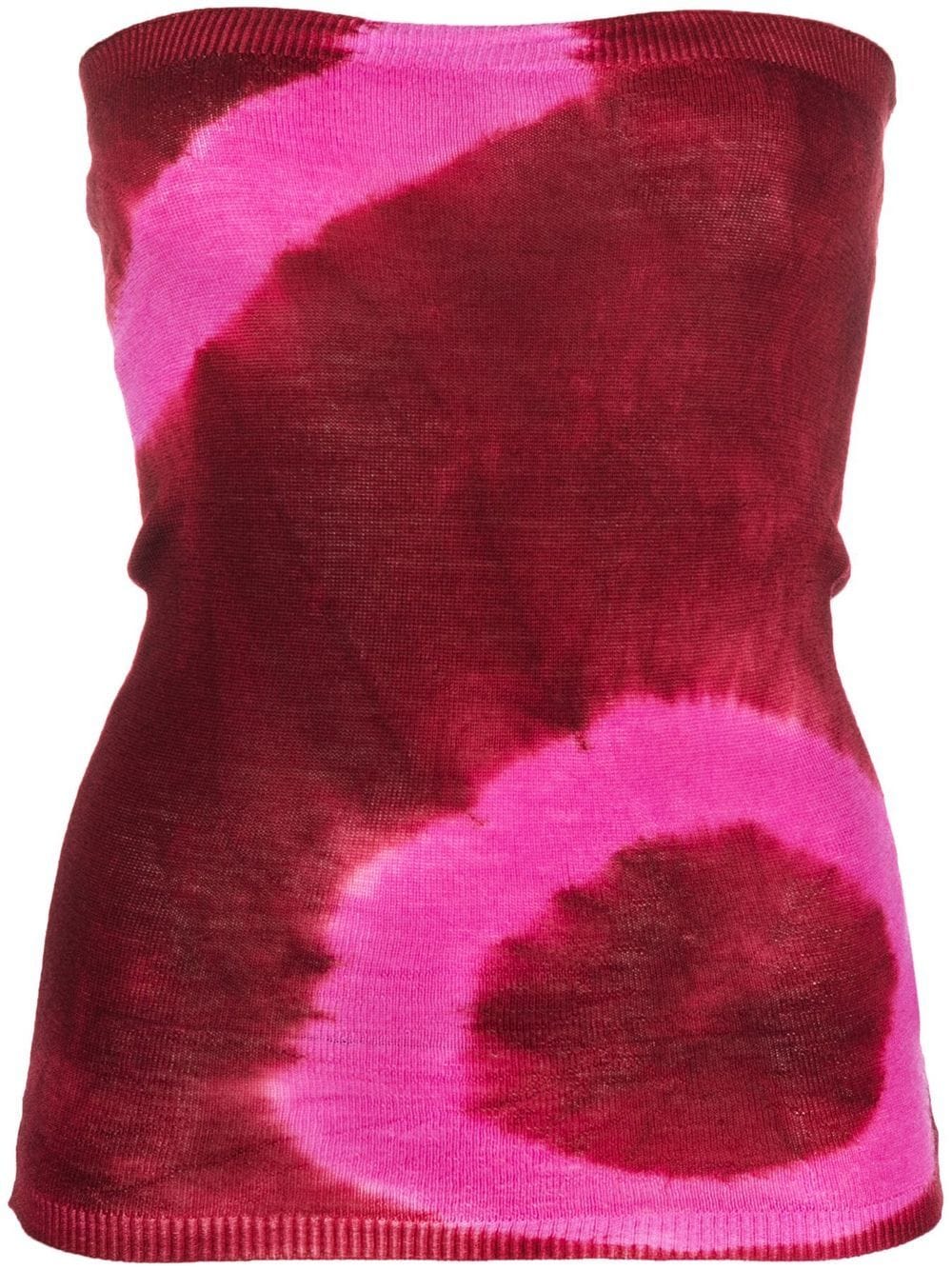 

Gimaguas merino-wool tie-dye knit - Rojo