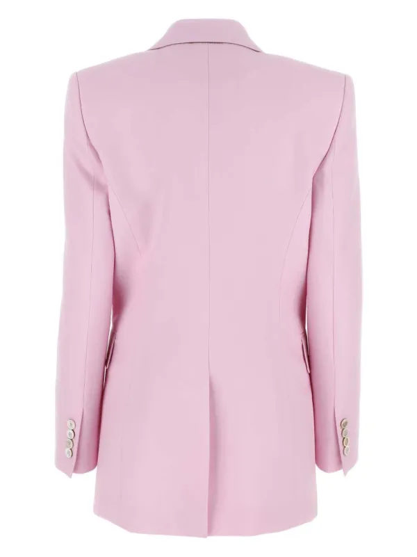 ジャケット Alexander Mcqueen Pink Wool Blend Blazer Alexander McQueen Tailored Wool Blazer in Pink — UFO No More