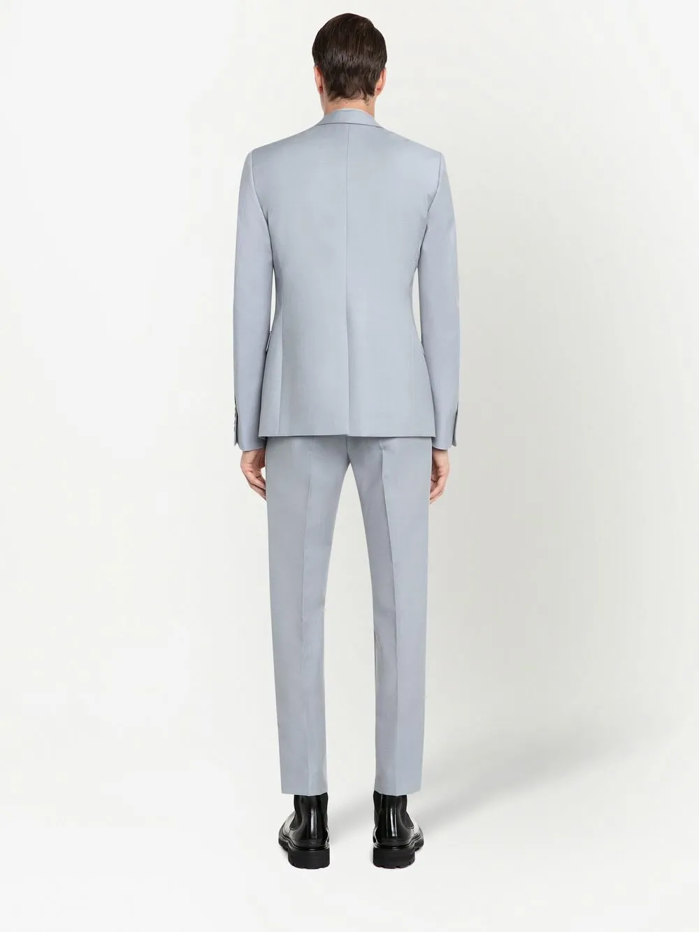 Alexander Mcqueen Tapered Cotton Trousers In 1265 -dove Grey