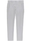 Alexander McQueen tapered cotton trousers - Blue