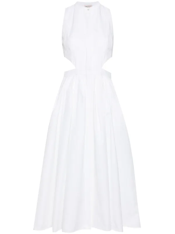 Alexander McQueen カットアウト ドレス | ホワイト | FARFETCH JP