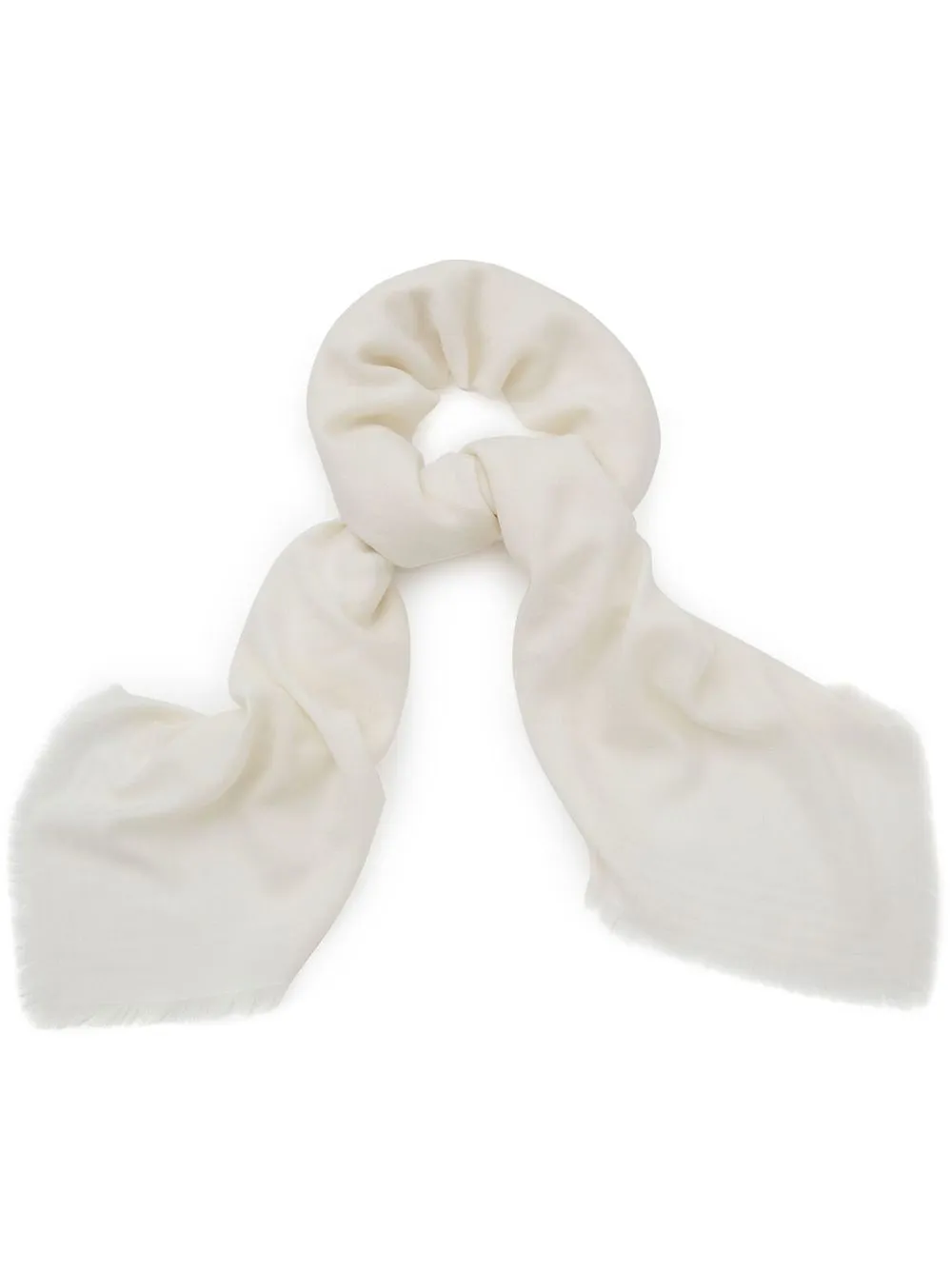 

Alexander McQueen Ombre Biker 13 jacquard scarf - White