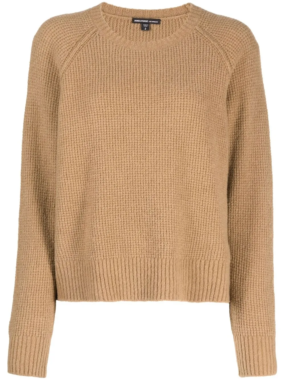 

James Perse crew neck knitted jumper - Brown