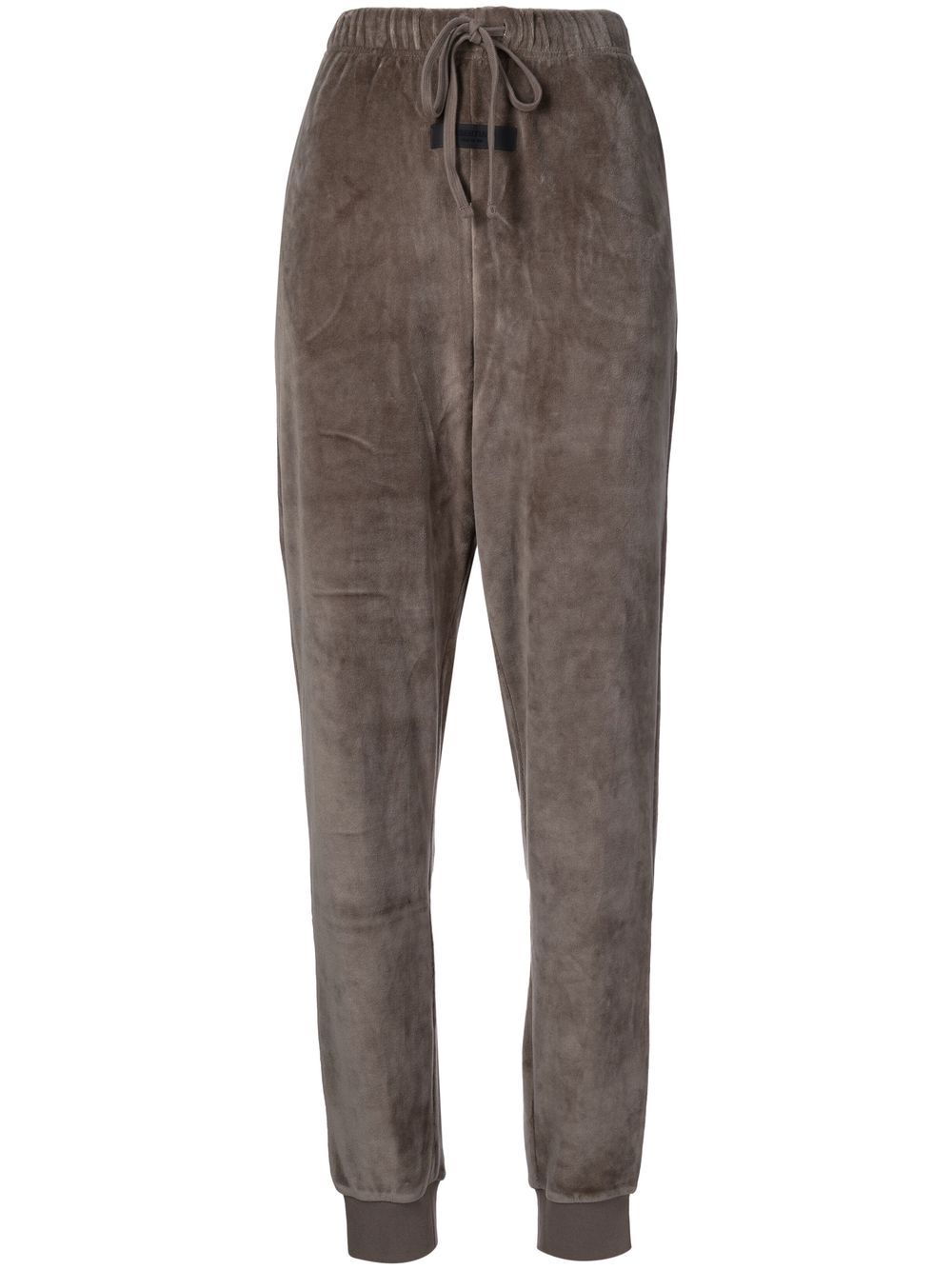 FEAR OF GOD ESSENTIALS velvet-effect Track Pants - Farfetch