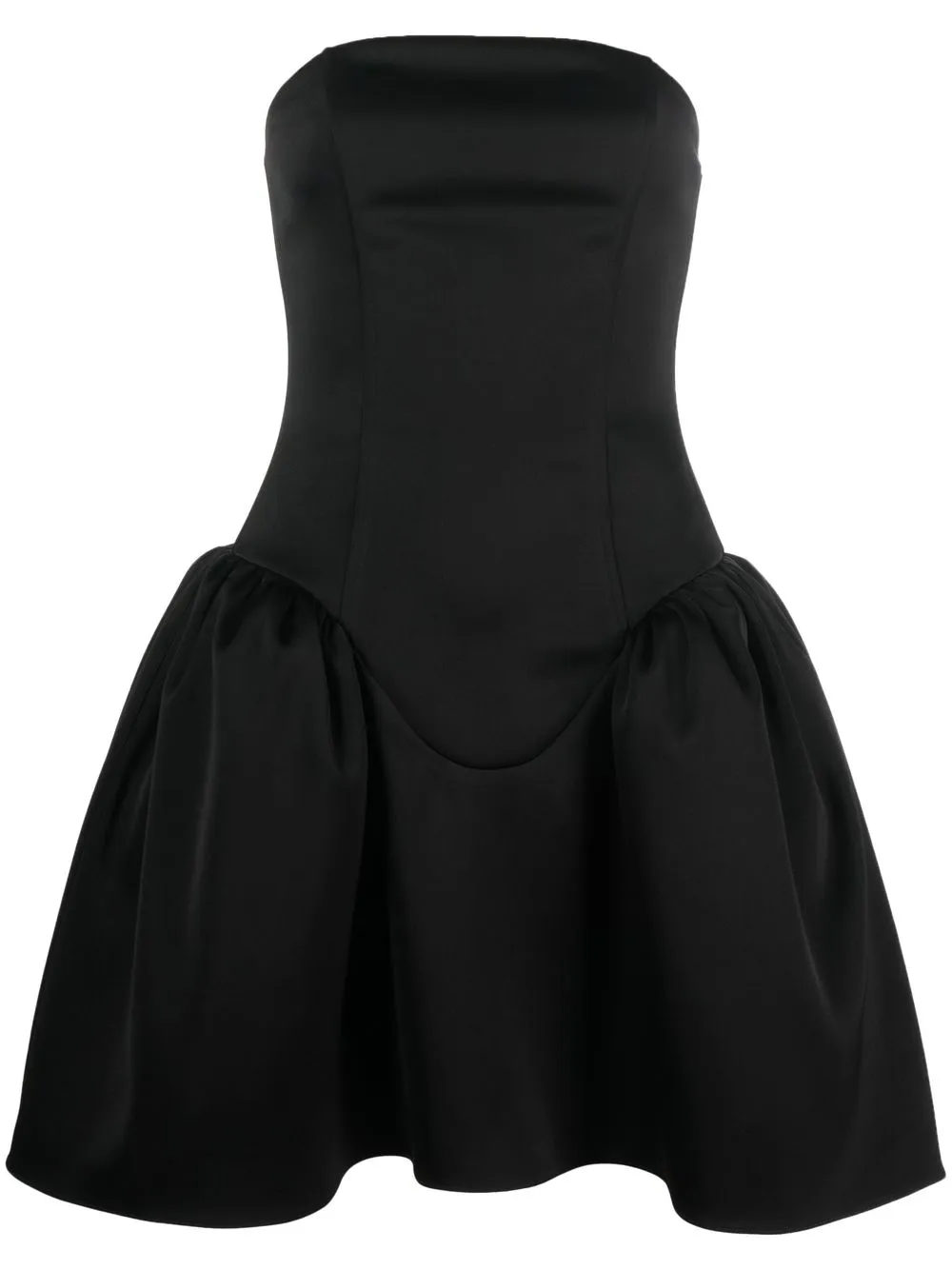 

V:PM ATELIER strapless voluminous-skirt mini skirt - Black