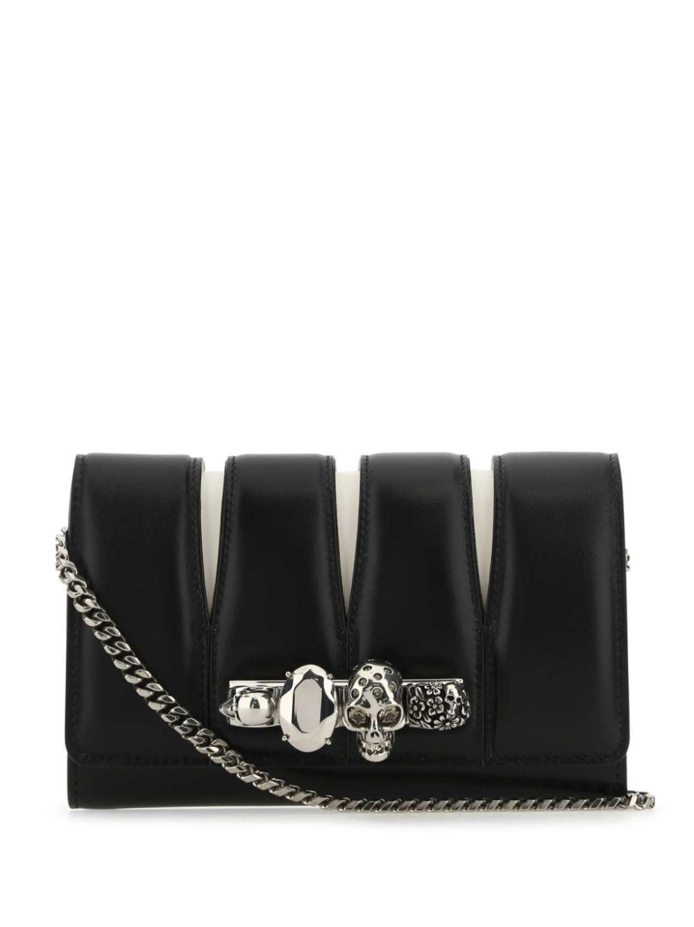 Alexander McQueen Slash clutch bag women Leather Leather One Size Black