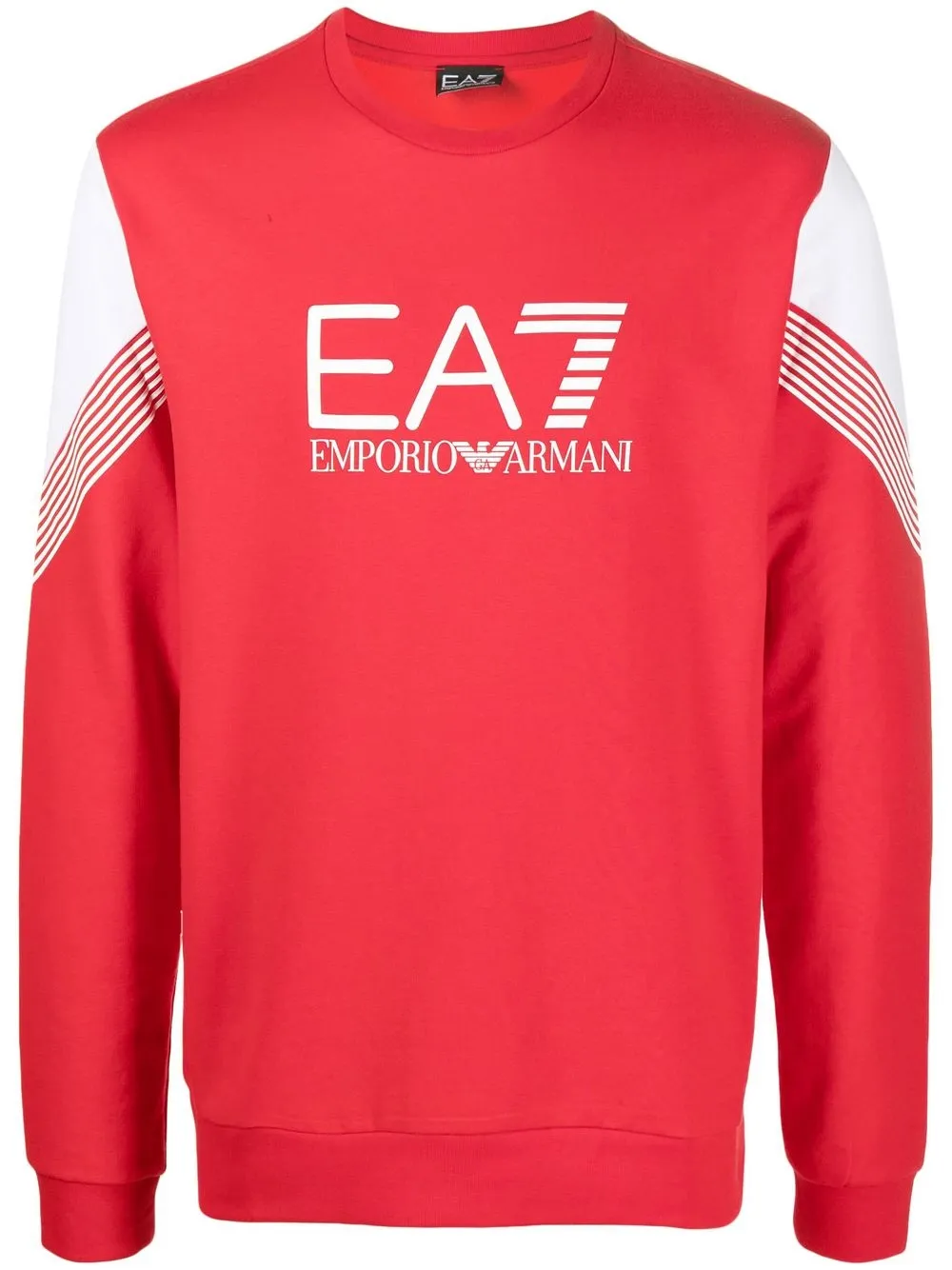 

Ea7 Emporio Armani logo-print crew-neck sweatshirt - Red