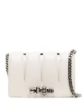 Alexander McQueen Slash stud-detailing chain-link bag - White
